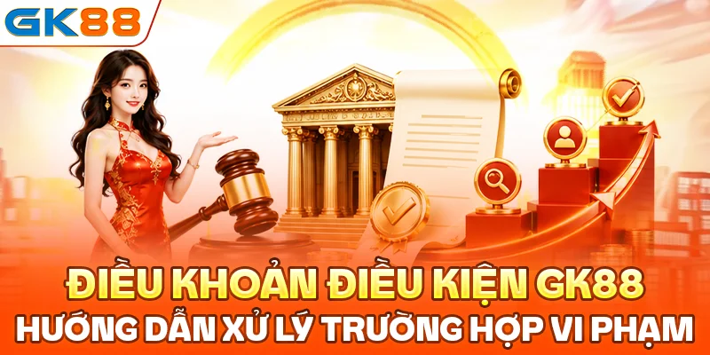Điều khoản điều kiện GK88 hướng dẫn xử lý trường hợp vi phạm