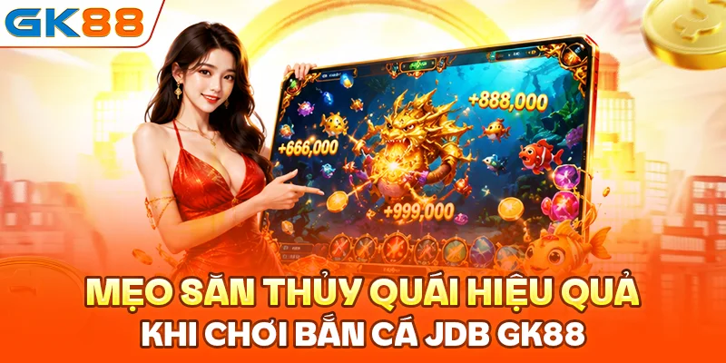 Mẹo săn thủy quái hiệu quả khi chơi bắn cá JDB GK88